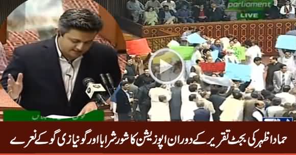 Opposition Chants 'Go Niazi Go' In National Assembly Budget Session