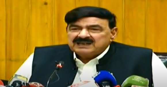 Opposition Thinking To Use Fazlur Rehman Against Govt Again - Sheikh Rasheed Media Talk