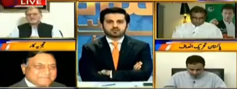 Orya Maqbool Bashing PMLN Govt For Ruckus Outside Accountability Court