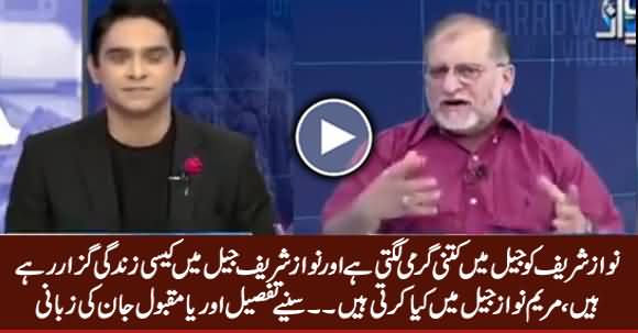 Orya Maqbool Jan Telling Nawaz Sharif & Maryam Nawaz Routine in Jail