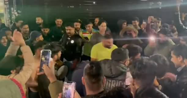 British Pakistanis Celebrating Pakistan's Victory in London