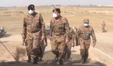 Pak Army's Military Exercises in Gujranwala & Marala - Army Chief General Bajwa Observes