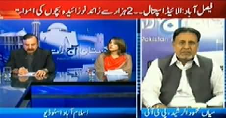 Pakistan Aaj Raat (Children Deaths in Allied Hospital Faisalabad) - 6th November 2014