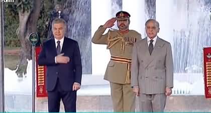 Pakistan Air Force jets salute President of Uzbekistan