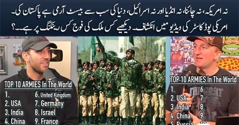 Pakistan army ranks first among top ten best armies in the world