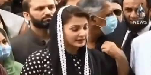 Pakistan Ko Boht Jald Jali Tabdeeli Say Chutkara Milega - Maryam Nawaz's Media Talk Outside IHC