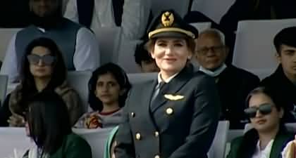 Pakistan's Iconic Women and First Lady Commercial Pilot Syeda Maryam Mir attends Pakistan Day Parade