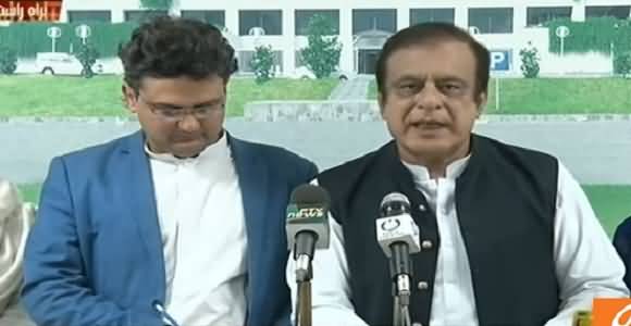 Pakistan Will Prosper Under Imran Khan's Leadrship - Shibli Faraz Media Talk After Sadiq Sanjrani's Victory