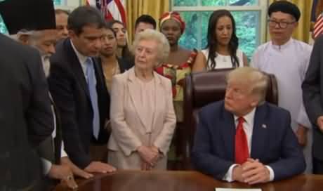 Pakistani Ahmadi Meets Donald Trump At White House