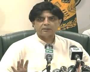 Paksitan Govt. is Going to Conduct A Targetted Operation in Karachi - 28th August 2013