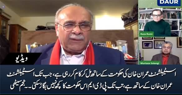 PDM Cannot Topple Imran Khan's Govt Until Establishment Is With Him - Najam Sethi