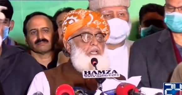 PDM Rejects Results Of GB Elections - Maulana Fazal Ur Rehman Press Conference