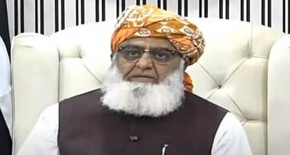 PDM's Chief Maulana Fazlur Rehman Important Press Conference Today