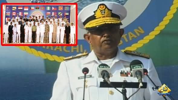 Peace Mission 2021: Commander Admiral Naveed Ashraf Addresses Ceremony