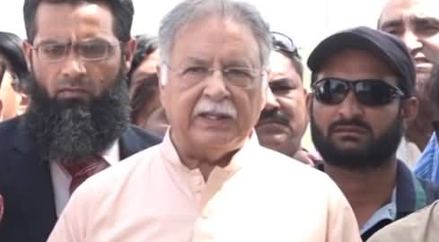 Pervez Rasheed Media Talk Outside Kotlakhpat Jail - 13th June 2019