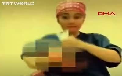 Plastic Surgeon Under Fire on Social Media For Dancing With Bags of Human Flesh
