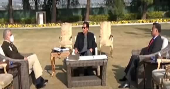PM Imran Khan Hold Important Meeting With Gen Qamar Javed Bajwa And DG ISI