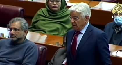PM Imran Khan is the inventor of every crisis in Pakistan - Khawaja Asif's fiery speech in NA