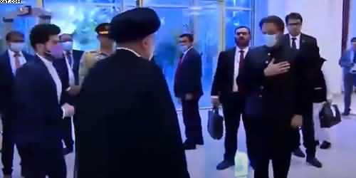 PM Imran Khan Met Iranian President Ebrahim Raisi in Dushanbe Tajikistan