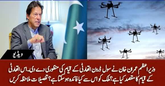 PM Imran Khan's Big Decision - Approves Formation of Civil Drone Authority