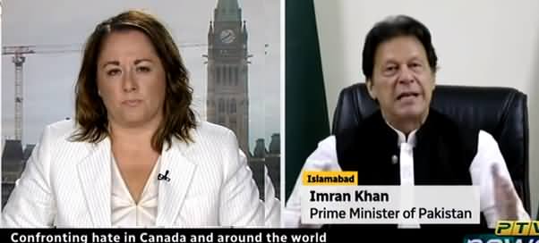 PM Imran Khan's Interview on Canadian Tv Regarding Islamophobia