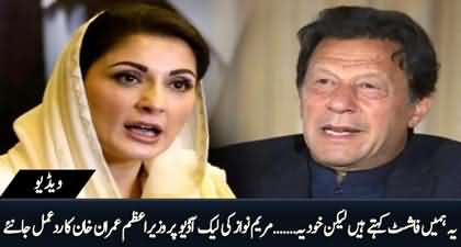 PM Imran Khan's response to Maryam Nawaz's leaked audio