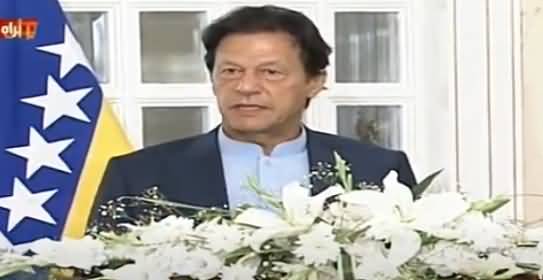 PM Imran Khan Speech Along With President Of Bosnia Today