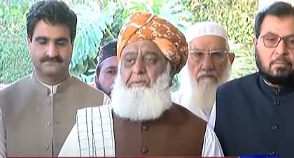 PM Imran Khan violated the constitution - Maulana Fazal ur Rehman talks to media