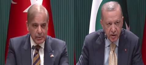 PM Shahbaz Sharif and Turkish President Tayyip Erdogan's Joint News Conference - 1st June 2022