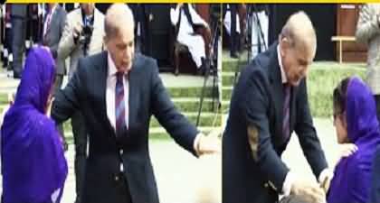 PM Shahbaz Sharif, seated a talented student from Balochistan on his chair