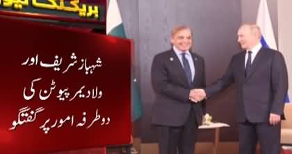 PM Shehbaz Sharif met Russian President Vladimir Putin in Samarkand