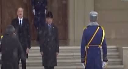 PM Shehbaz Sharif receives guard of honor on reaching Azerbaijan