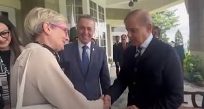 PM Shehbaz Sharif speaks in Dutch with Swiss Delegation