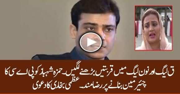 PML-N And PML-Q Friendship Bond Gets Stronger - Both Agree To Appoint Hamza Shehbaz As PAC Chairman