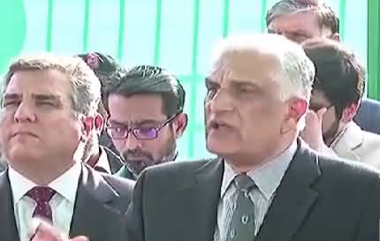 PML-N leaders Media Talk Outside ECP