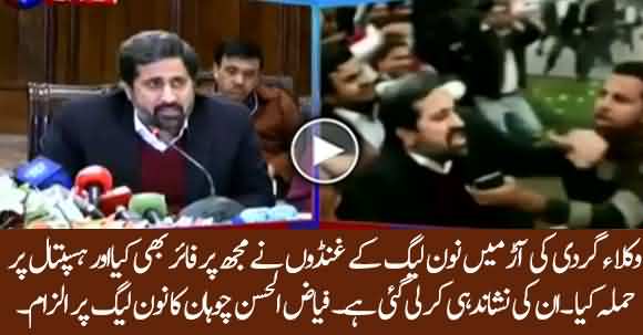 PML-N Social Activist Are Behind The Attacks On Me And PIC - Fayyaz Ul Hassan Chohan