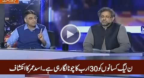 PMLN Hakumat Kisano Ko 30 Arab Rupees Ka Chona Laga Rahi Hai - Asad Umar