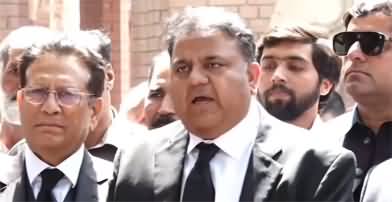 PMLN is being headed by a convicted culprit who is sitting in London - Fawad Chaudhry's media talk