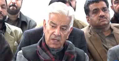 PMLN Leader Khawaja Asif's Important Press Conference