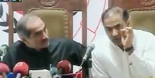 PMLN Leaders Blasting Press Conference Against Imran Khan - 4th October 2015