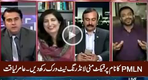 PMLN's Name Should Be Perfect Money Laundering Network - Amir Liaquat Blasts on PMLN