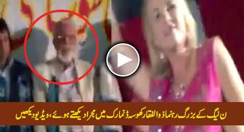 PMLN Senior Leader Zulfiqar Khosa Enjoying Mujra in Denmark, Exclusive Video