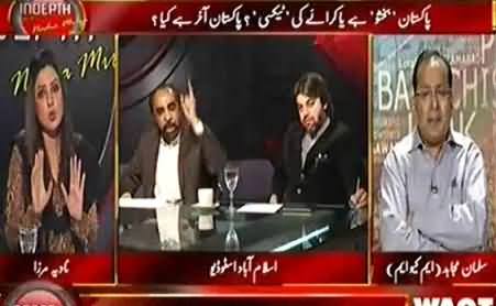 PMLN Siddiq ul Farooq and MQM Member Abusing Each Other in Live Program