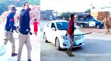 Police crackdown on PTI workers convention in Karak before the arrival of Sher Afzal Marwat
