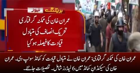Possible arrest: Imran Khan hands over command to alternative leadership