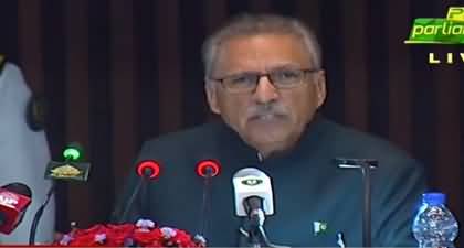 President Arif Alvi Addresses to the Joint Session of Parliament - 6th October 2022