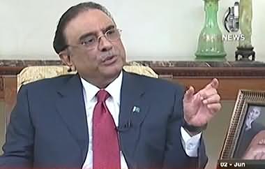 President Asif Ali Zardari Special Interview to Pakistani Media – 2nd June 2013