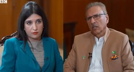 President Dr. Arif Alvi exclusive interview with BBC Urdu