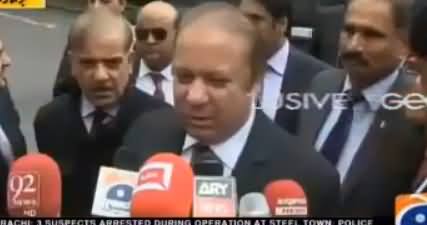 Prime Minister Nawaz Sharif Special Talk With Media in London