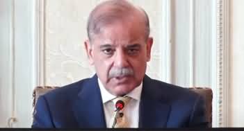 Prime Minister Shahbaz Sharif Addresses Cabinet Meeting